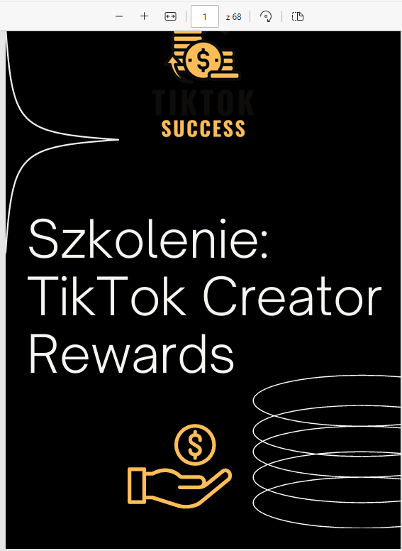 Szkolenie Monetyzacji TikTok